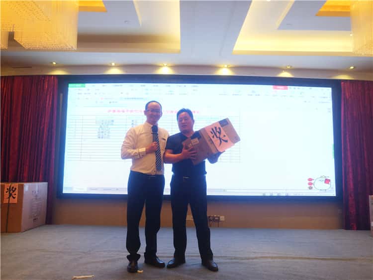 薩震節(jié)能空壓機客戶答謝會獲獎者