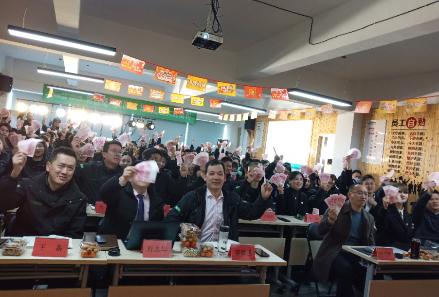 開(kāi)工大吉,薩震節(jié)能空壓機(jī)發(fā)開(kāi)工紅包